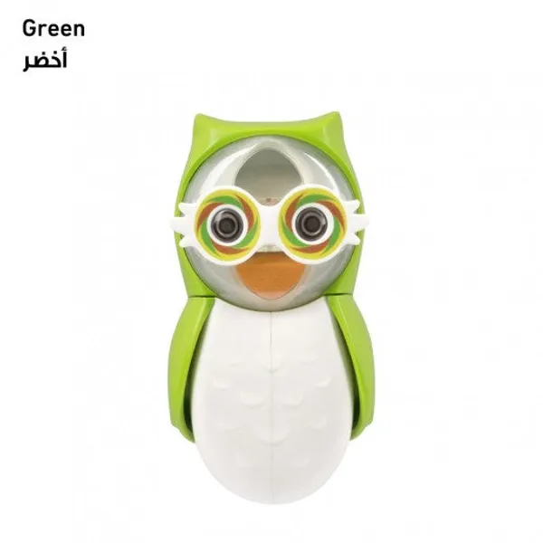 Flipper_Owl_Smarty_Toothbrush_Holder+Timer,_Blue,_Flr-Owl-Sty