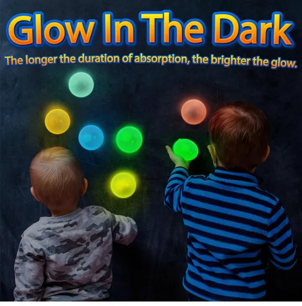 Glow_Wall_Ball_Sticky_6Pcs_Grow_In_The_Dark_Round_Luminous_Fluorescent_Washable_Stress_Relief_Ball_Toy_Washable