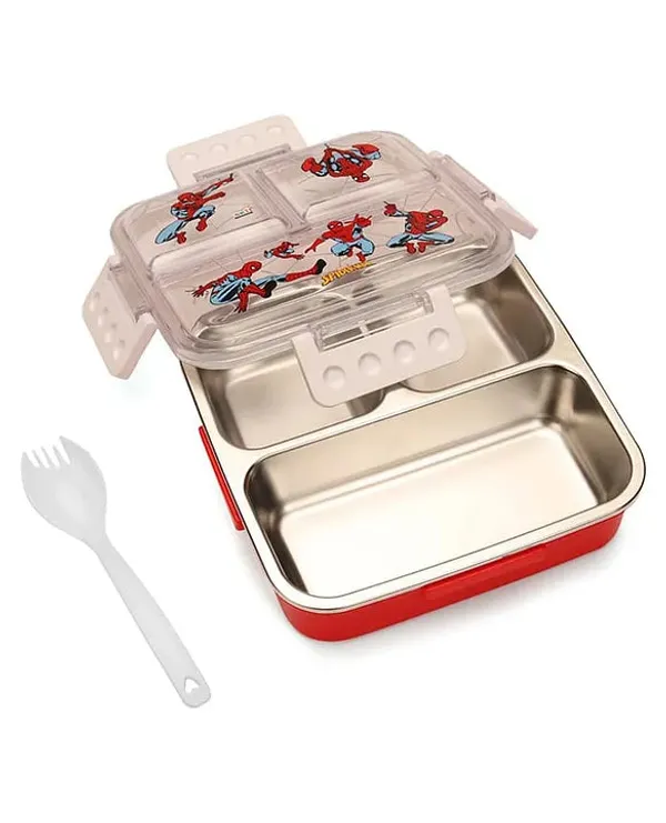 Disney_Print_Insulated_Lunch_Box_With_3_Compartments,_Stainless_Steel_Interior_&_Embossed_Printed_Lid_|_Leak-Proof_Design_|_600_Ml