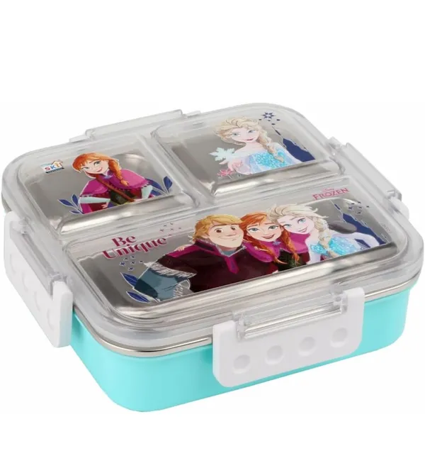Disney_Print_Insulated_Lunch_Box_With_3_Compartments,_Stainless_Steel_Interior_&_Embossed_Printed_Lid_|_Leak-Proof_Design_|_600_Ml