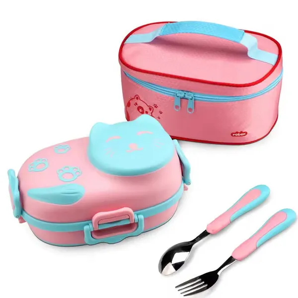 Little_Cat_3_Compartment_Stainless_Lunch_Box_With_Cutlery_And_Lunch_Bag