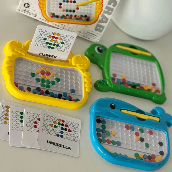 Mini_Travel_Friendly_Magnetic_Dot_Board_With_Beads_|_Magnetic_Pen_(5Card_Double_Sided)
