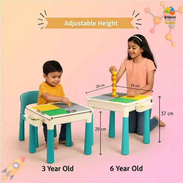 Multi-Purpose_Adjustable_Kids_Activity_Table_Â€“_4-In-1_Table_With_174_Pcs_Blocks