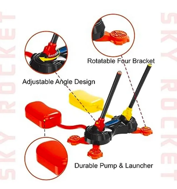 Multi_Sky_Rocket_Toys_For_Kids_,_4_Foam_Tipped_Rockets_,_Dual_Shot_Stomp_Launcher_Outdoor_Toy_Set