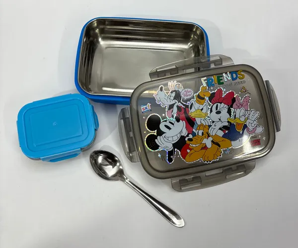 Snaplock_Steel_Lunch_Box_With_Container_500Ml_+_100Ml