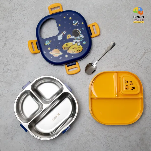 Space_3_Grid_Stainless_Steel_Lunch_Box