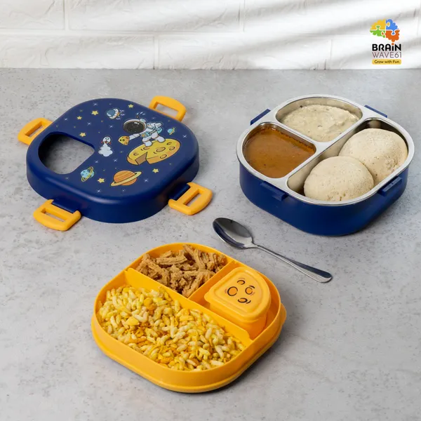 Space_3_Grid_Stainless_Steel_Lunch_Box