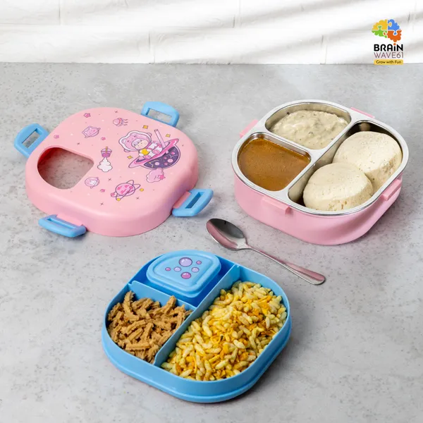 Space_3_Grid_Stainless_Steel_Lunch_Box