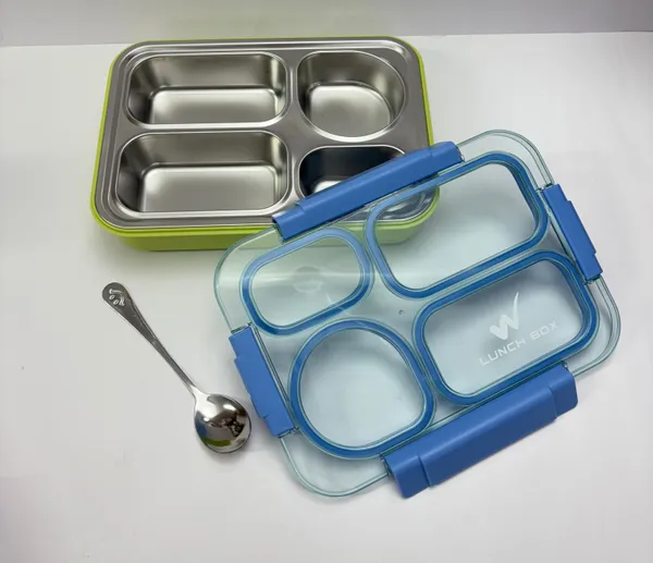 900Ml_Lunch_Box_Â€“_4_Compartments,_Spill_Proof