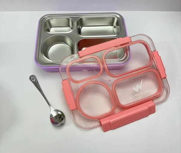 900Ml_Lunch_Box_Â€“_4_Compartments,_Spill_Proof