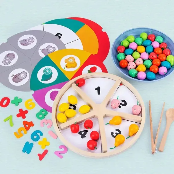 Wooden-Classification-Of-Fruits-Game-Activity-Toy-Montessori-Game-Early-Educational-Toys-Toys-Games-Number-Matching-Toy-Arithmetic-Game-Multicolour-3