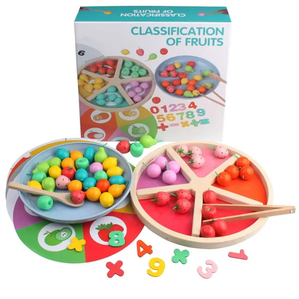 Wooden-Classification-Of-Fruits-Game-Activity-Toy-Montessori-Game-Early-Educational-Toys-Toys-Games-Number-Matching-Toy-Arithmetic-Game-Multicolour-3