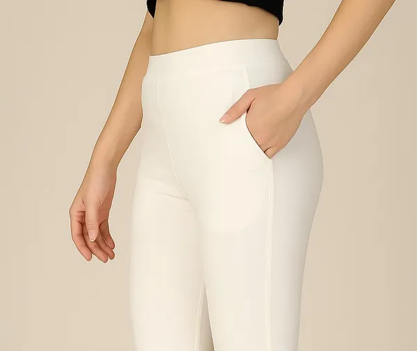 Women_Straight_Pants_With_Side_Slit_And_Zipper_Pocket_Multiple_Colors