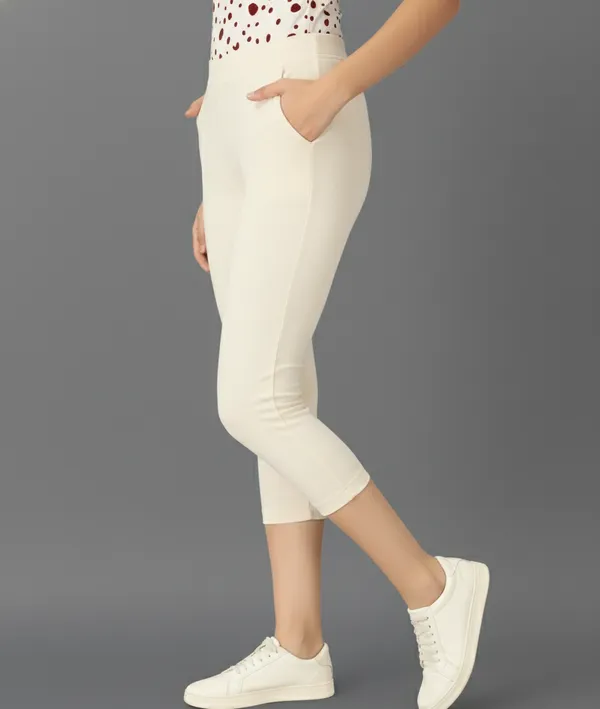 Capri_Pant_Women_Stretchable_Mid-Calf_Bottoms