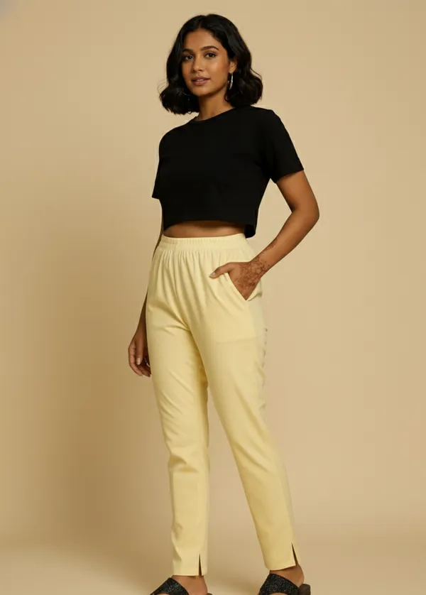 Kurti_Pants_Rayon_Lycra_Stretch_Fabric