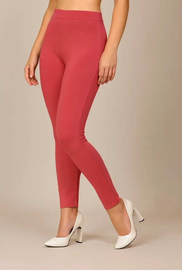Women_Straight_Pants_With_Side_Slit_And_Zipper_Pocket_Multiple_Colors