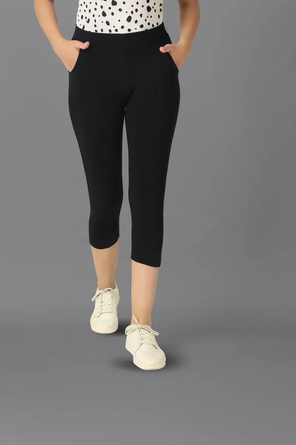 Capri_Pant_Women_Stretchable_Mid-Calf_Bottoms