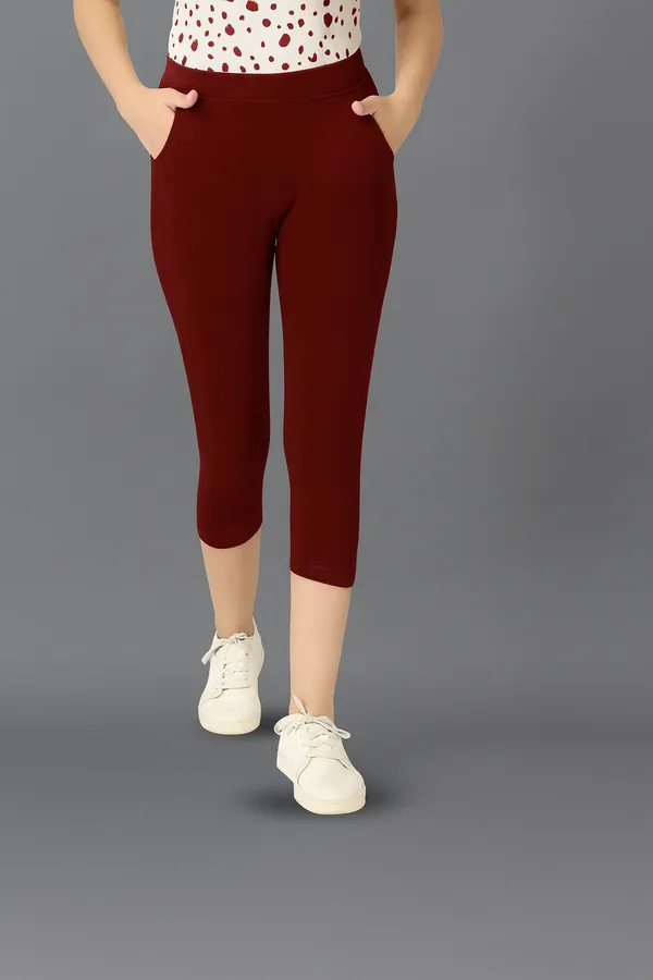 Capri_Pant_Women_Stretchable_Mid-Calf_Bottoms