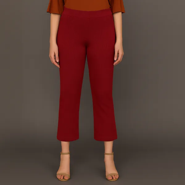 Short_Flexi_Rib_Pant_Women_Stretchable_Ribbed_Bottoms