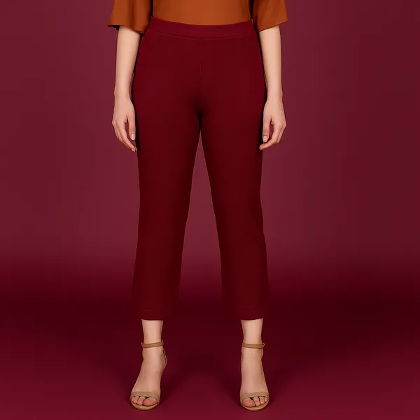 Short_Flexi_Rib_Pant_Women_Stretchable_Ribbed_Bottoms