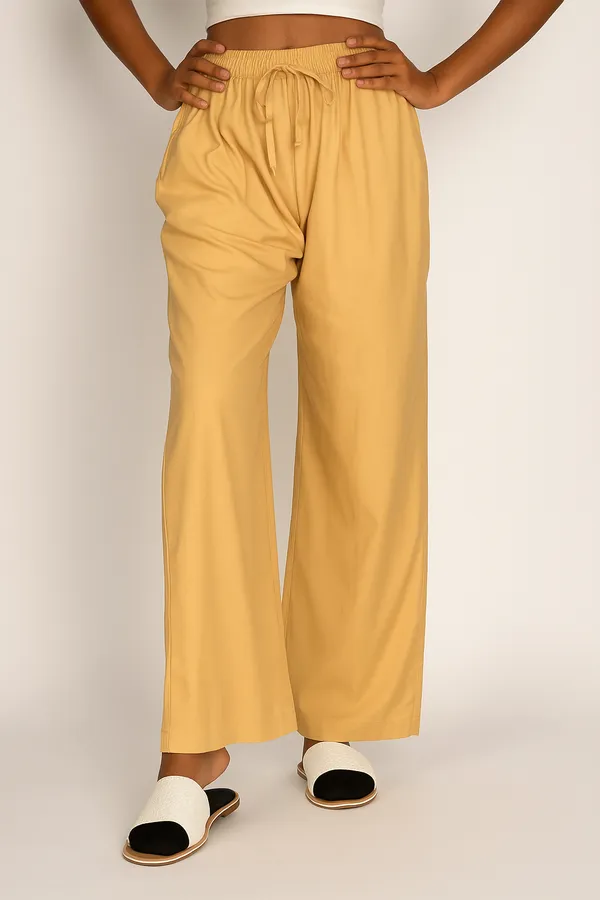 Women'S_Solid_Palazzo_Pants_24_Gm_Lightweight_Wide-Leg_Trousers_With_Drawstring_Waist