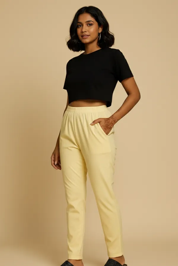 Kurti_Pants_Rayon_Lycra_Stretch_Fabric