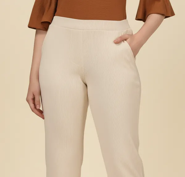 Short_Flexi_Rib_Pant_Women_Stretchable_Ribbed_Bottoms