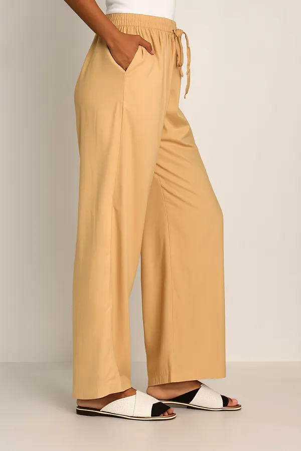 Women'S_Solid_Palazzo_Pants_24_Gm_Lightweight_Wide-Leg_Trousers_With_Drawstring_Waist