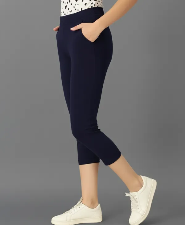 Capri_Pant_Women_Stretchable_Mid-Calf_Bottoms