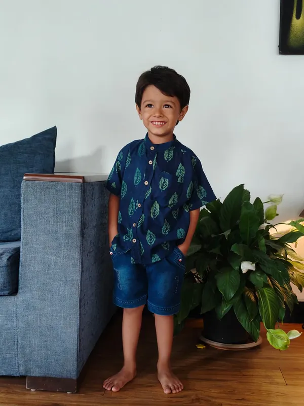 Neem_Dreams_Chinese_Collar_Shirt_For_Boys_(Bottoms_not_included)