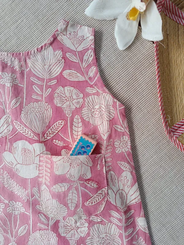 Pink_Posy_A-Line_Dress_Top_For_Girls