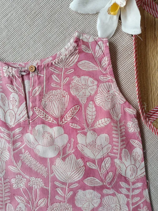 Pink_Posy_A-Line_Dress_Top_For_Girls