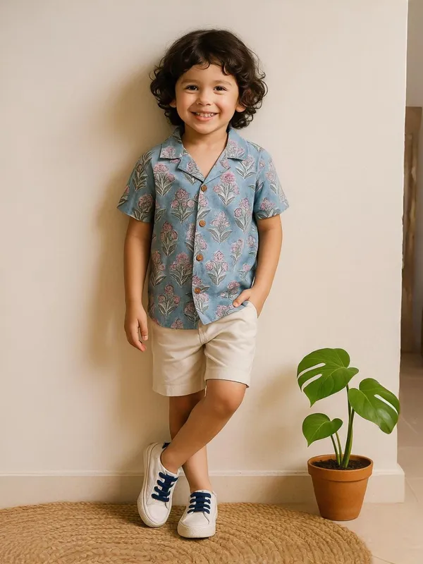 Blue_Blossom_Trio_Cuban_Collar_Shirt_For_Boys_(Bottoms_not_included)