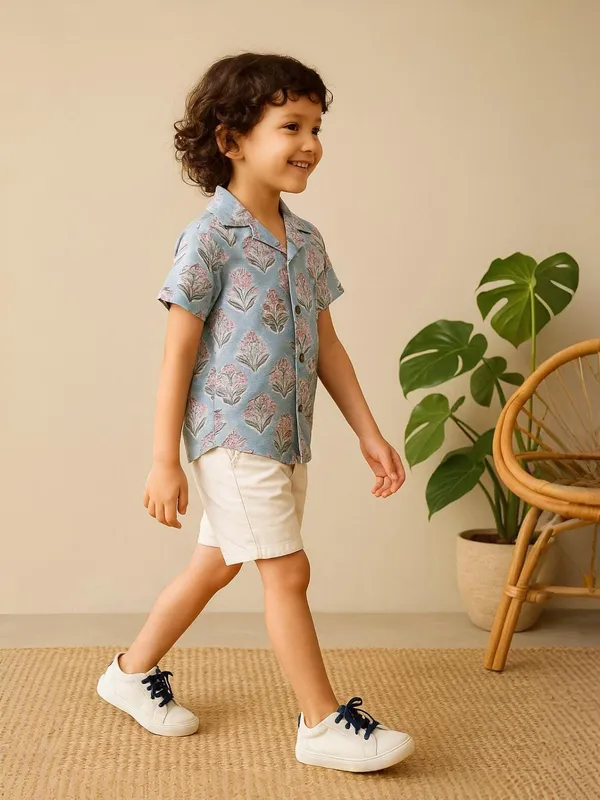 Blue_Blossom_Trio_Cuban_Collar_Shirt_For_Boys_(Bottoms_not_included)
