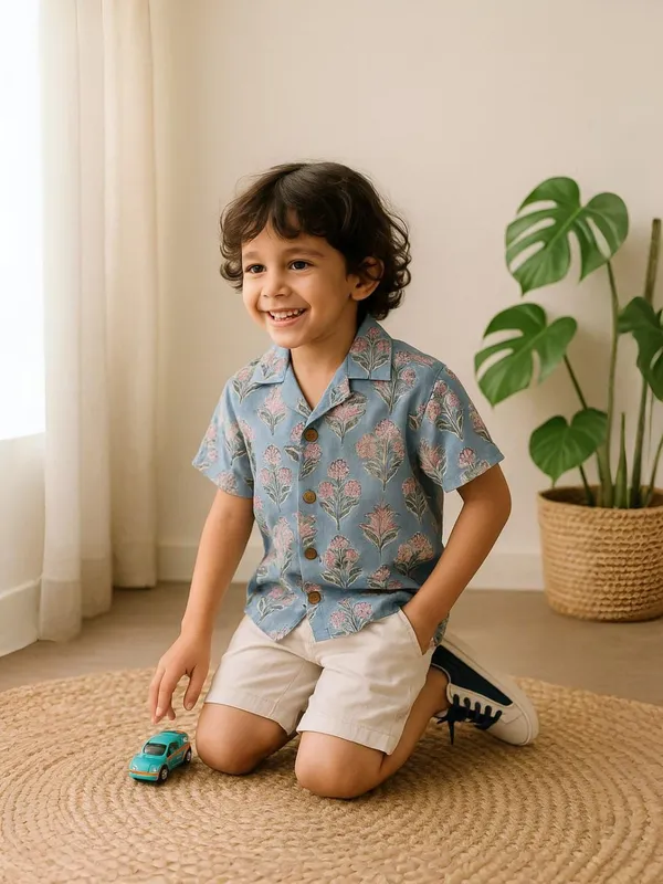 Blue_Blossom_Trio_Cuban_Collar_Shirt_For_Boys_(Bottoms_not_included)