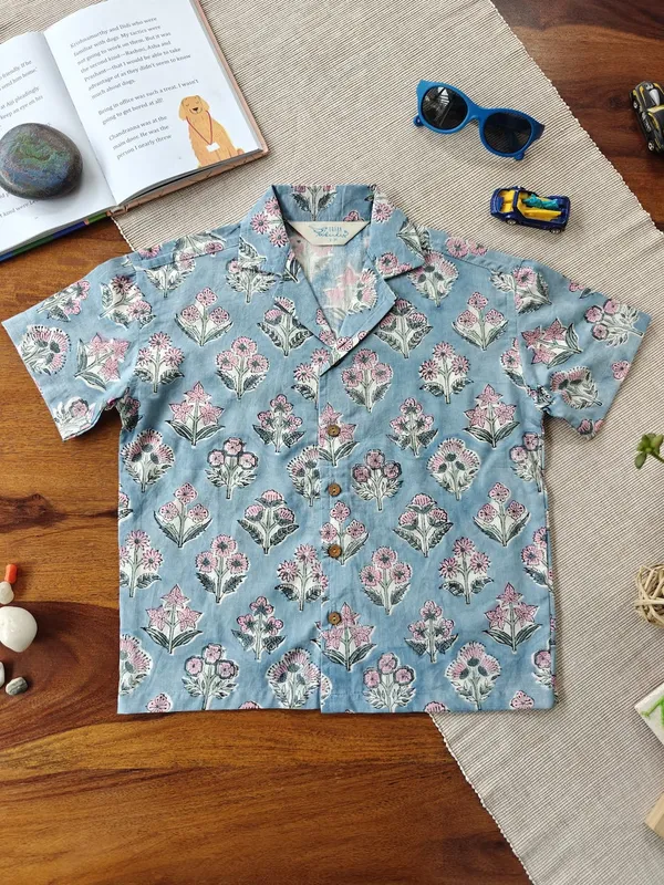 Blue_Blossom_Trio_Cuban_Collar_Shirt_For_Boys_(Bottoms_not_included)