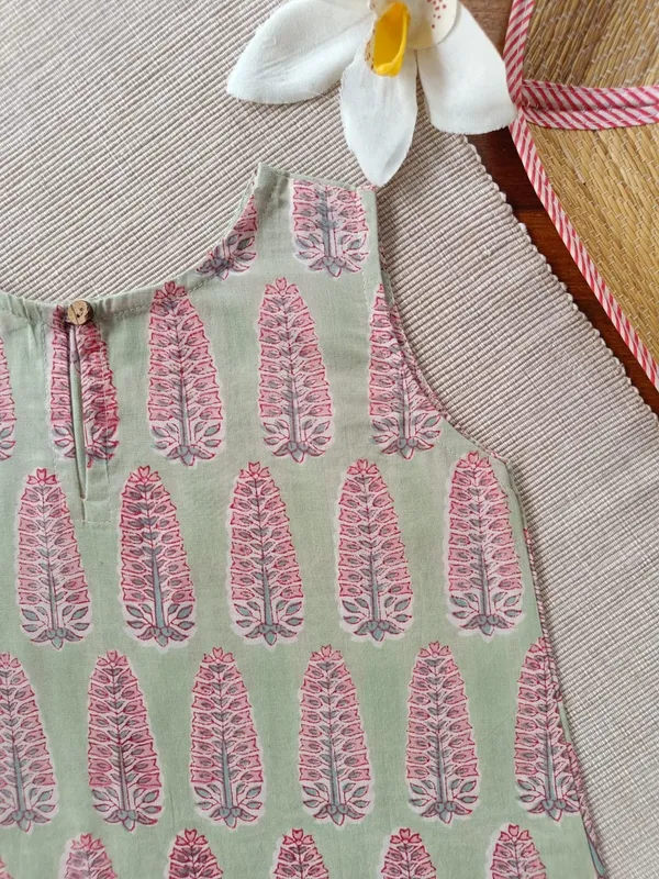 Sage_Blossom_A-Line_Dress-Top_For_Girls