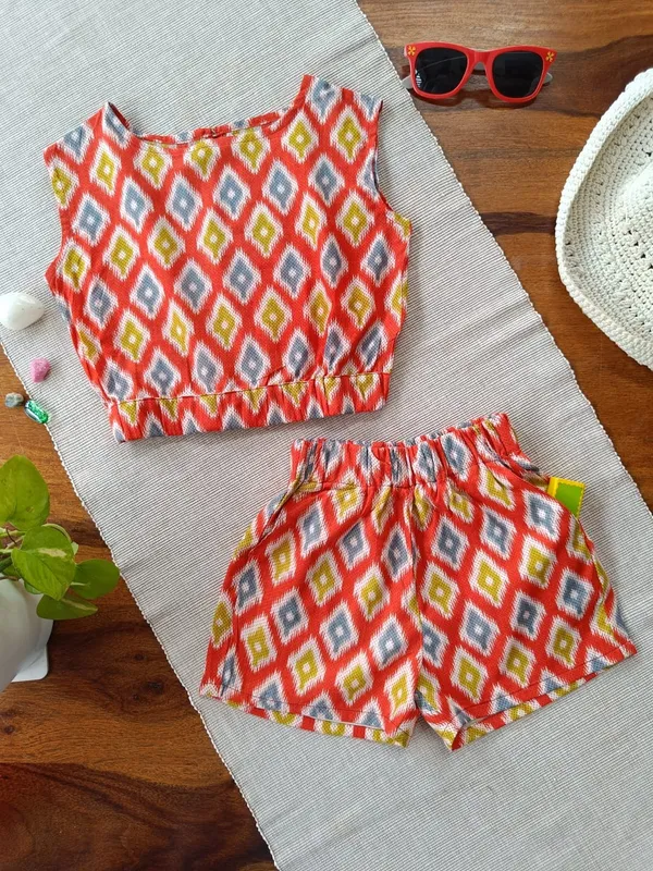 Ikat_Pop_Half_Co-Ord_Set_For_Girls