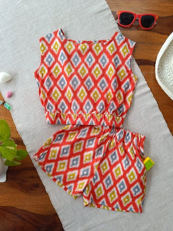 Ikat_Pop_Half_Co-Ord_Set_For_Girls