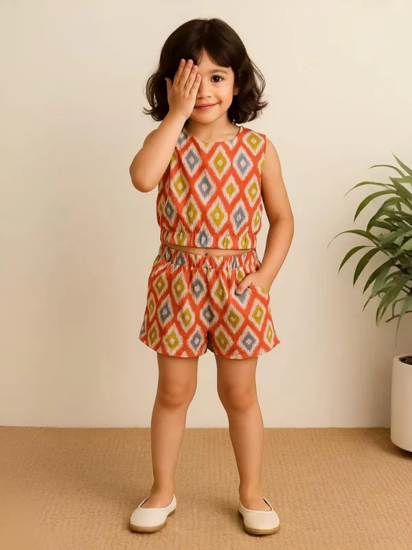 Ikat_Pop_Half_Co-Ord_Set_For_Girls