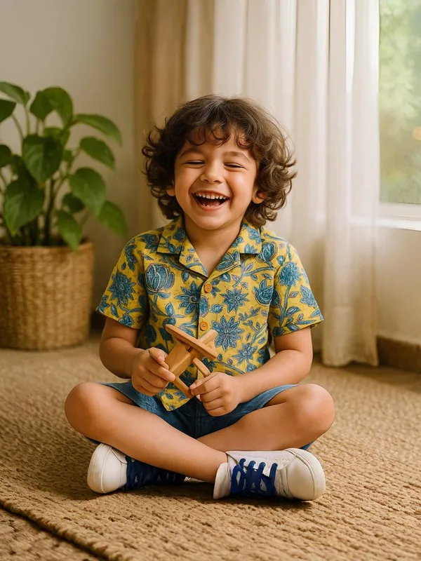 Indigo_Garden_Cuban_Collar_Shirt_For_Boys_(Bottoms_not_included)