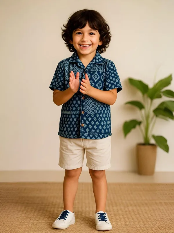 Indigo_Mosaic_Cuban_Collar_Shirt_For_Boys_(Bottoms_not_included)