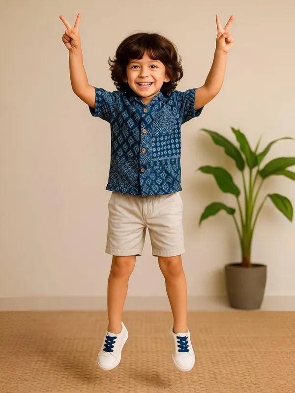 Indigo_Mosaic_Cuban_Collar_Shirt_For_Boys_(Bottoms_not_included)