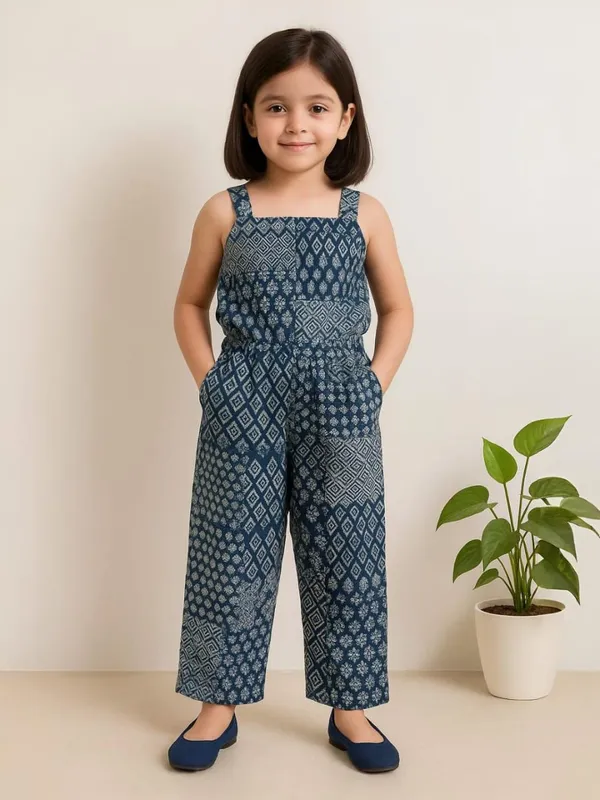 Indigo_Mosaic_Jumpsuit_For_Girls