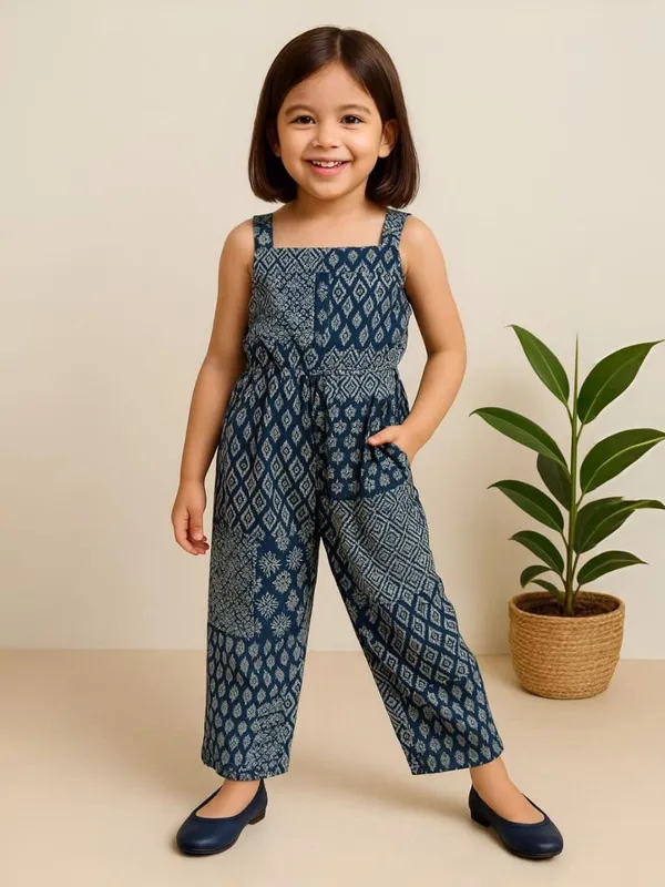 Indigo_Mosaic_Jumpsuit_For_Girls