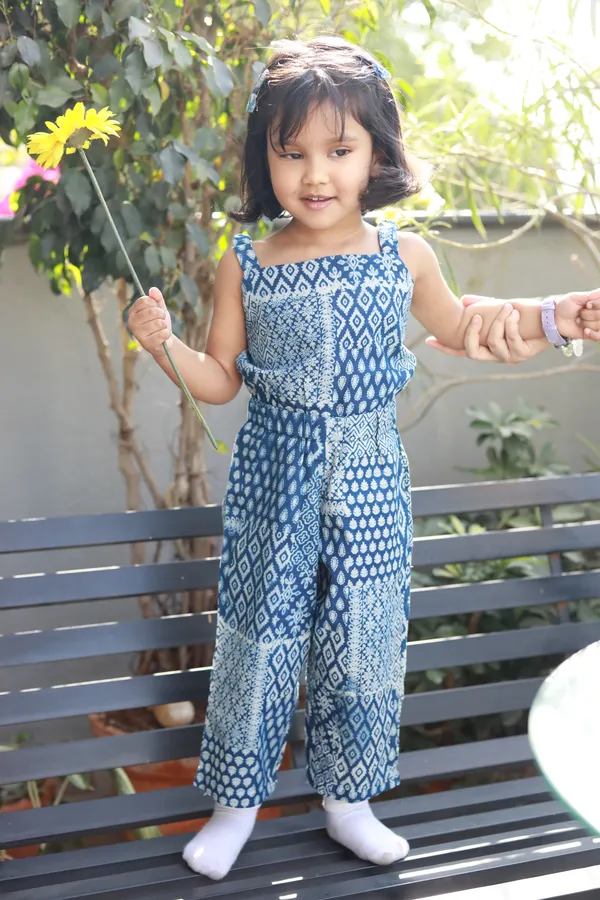 Indigo_Mosaic_Jumpsuit_For_Girls