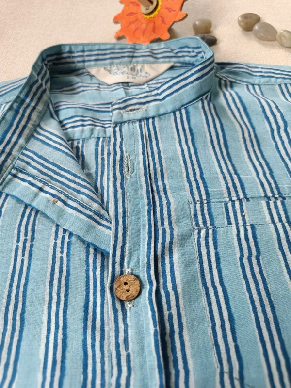 Blue_100%_Cotton_Shirt_For_Boys