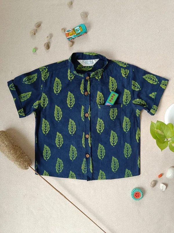 Neem_Dreams_Chinese_Collar_Shirt_For_Boys_(Bottoms_not_included)