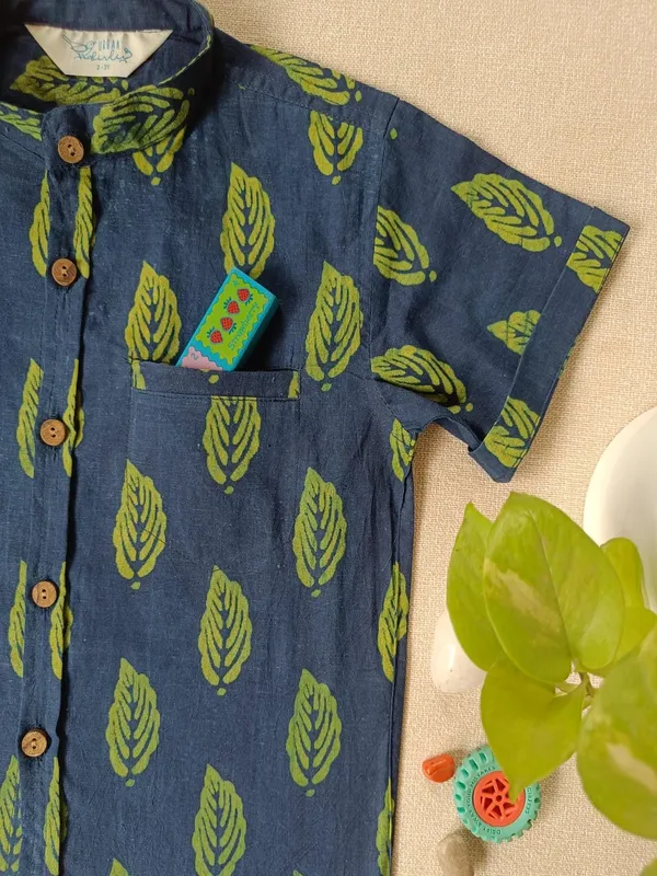 Neem_Dreams_Chinese_Collar_Shirt_For_Boys_(Bottoms_not_included)