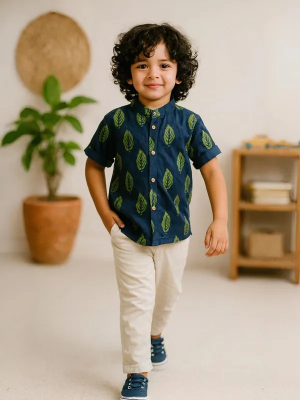 Neem_Dreams_Chinese_Collar_Shirt_For_Boys_(Bottoms_not_included)